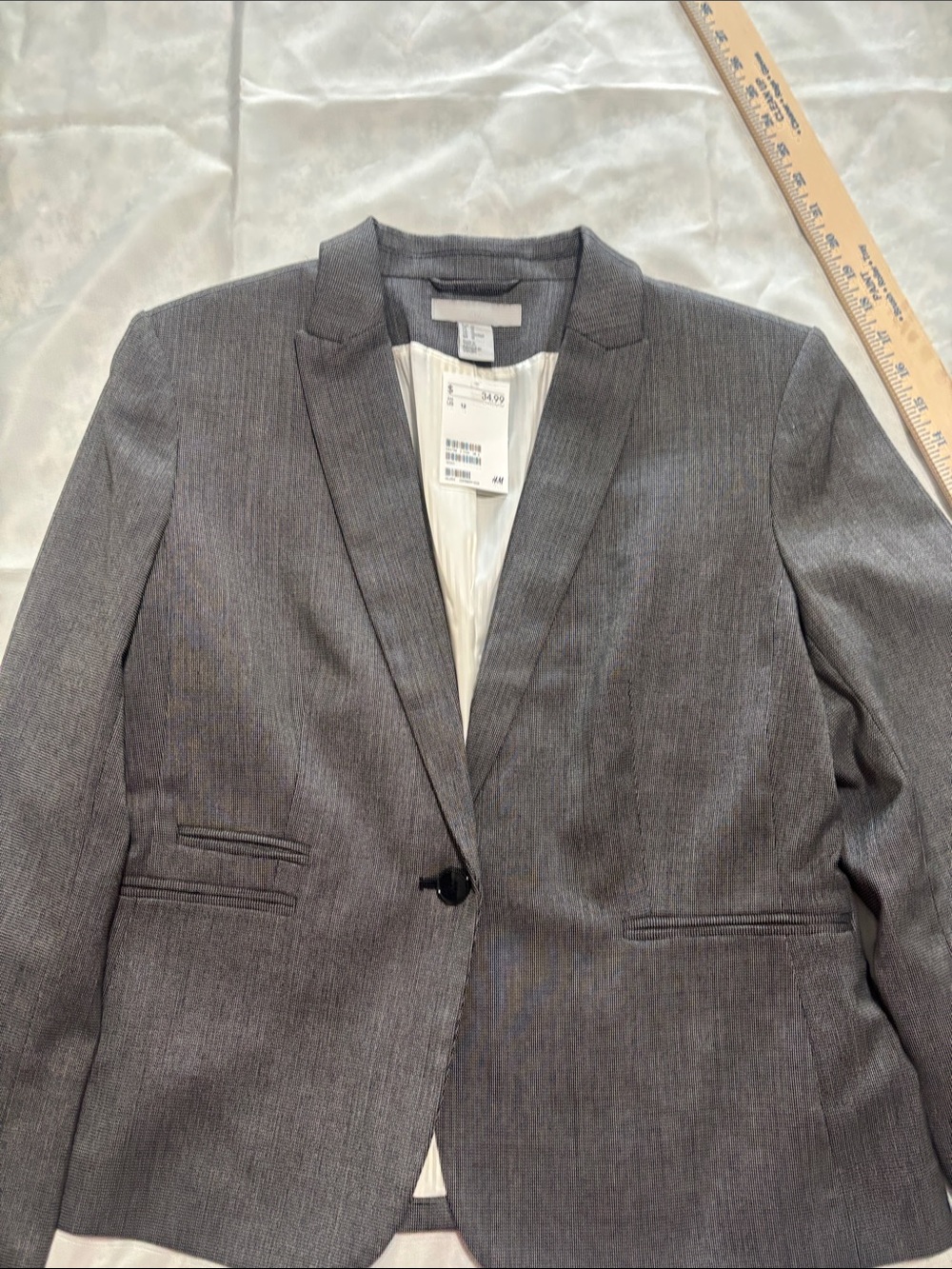 H&M Gray Women's Blazer Jacket